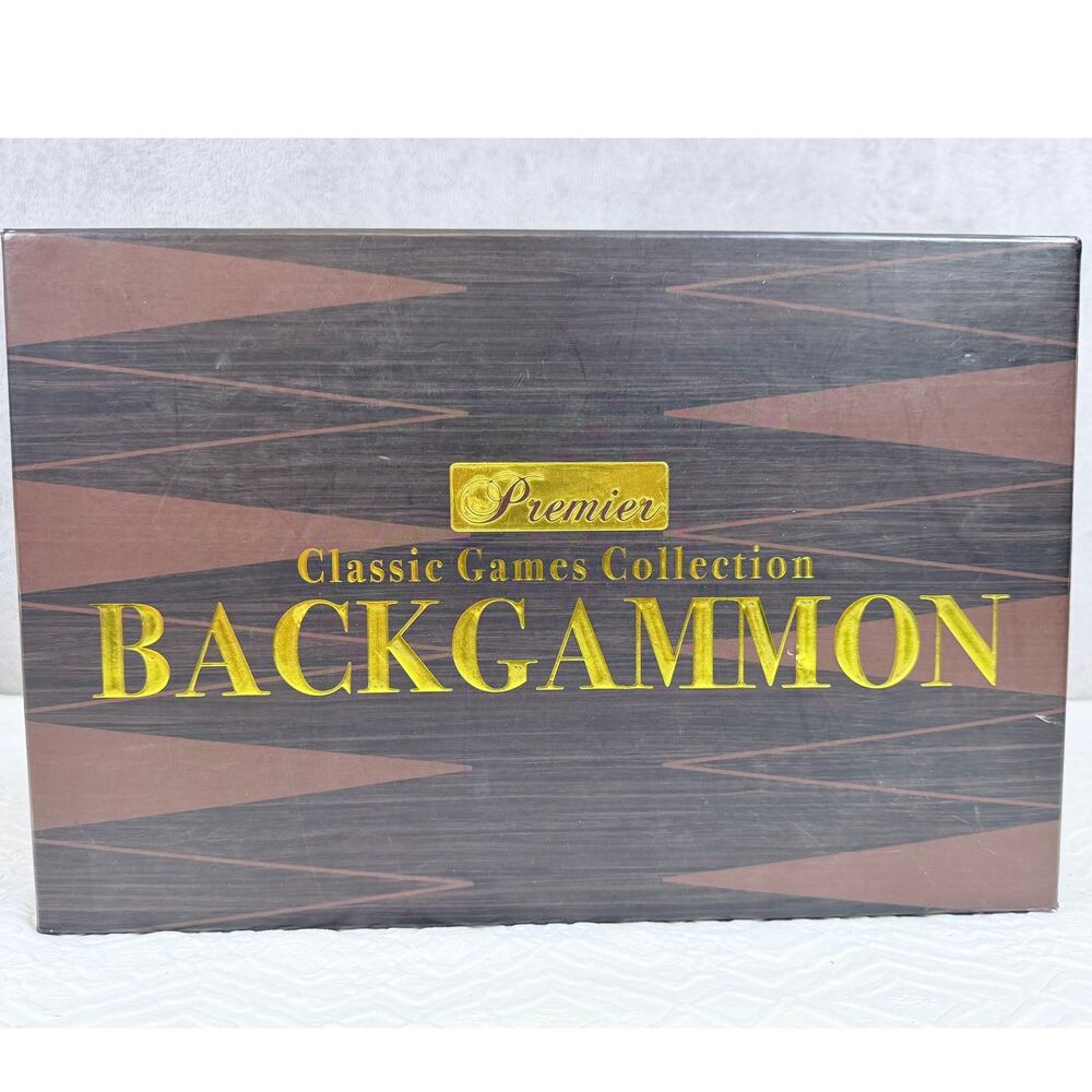 Premier Classic Games Collection Backgammon Vintage Sealed Board Game